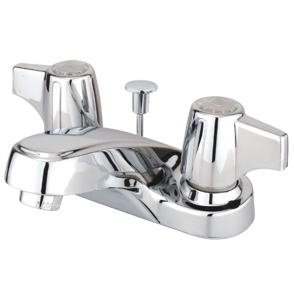 4" Centerset Bathroom Faucet, Polished Chrome